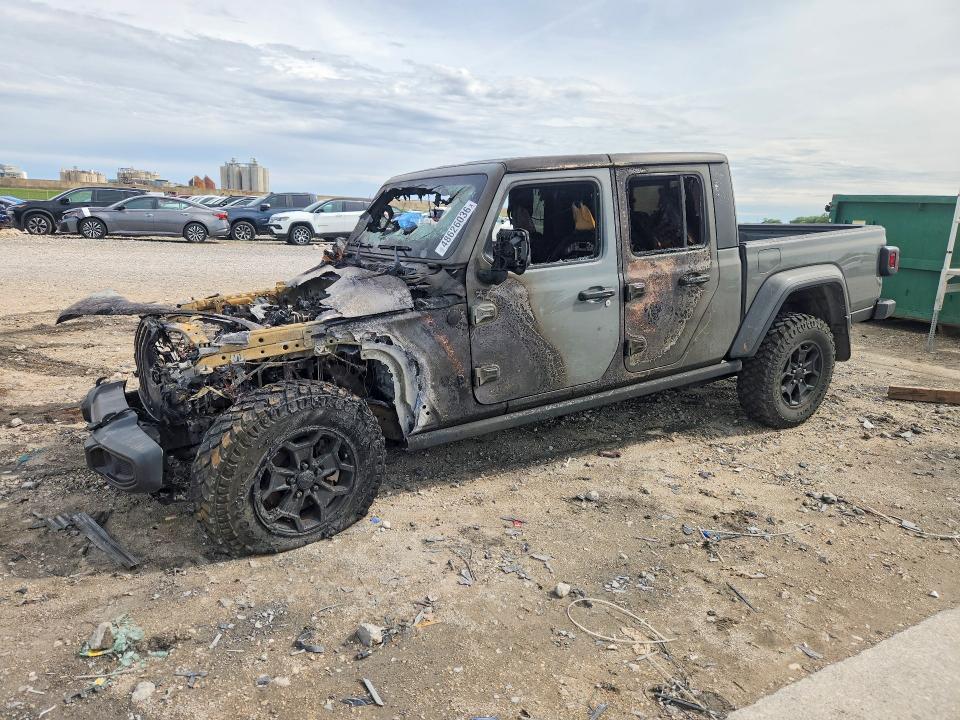 JEEP GLADIATOR 2022 with VIN 1C6HJTAG9NL141417 - Photo from auction