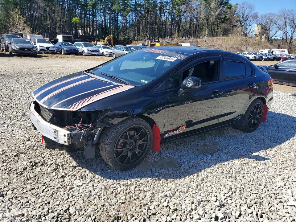 HONDA CIVIC 2013 with VIN 2HGFB6E50DH707565 - Photo from auction