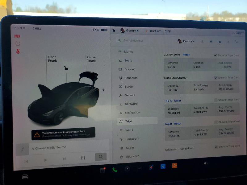 Photo 9 from auction – 2021 TESLA MODEL 3 with VIN 5YJ3E1EAXMF031687