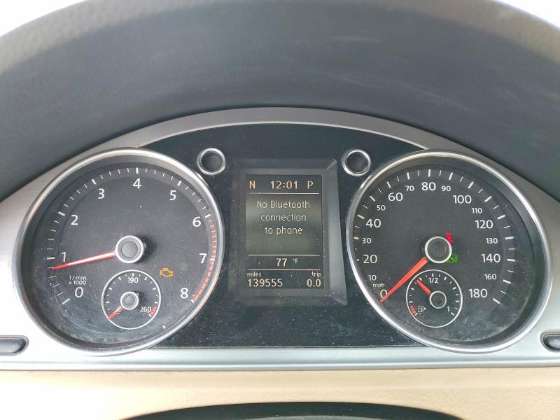 Photo 9 from auction – 2013 VOLKSWAGEN CC with VIN WVWRP7AN6DE504695
