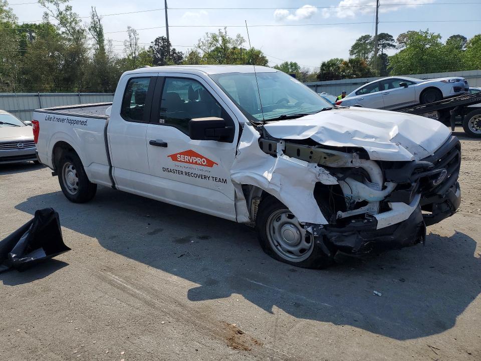 Photo 4 from auction – 2021 FORD F150 with VIN 1FTEX1CB0MKD85137