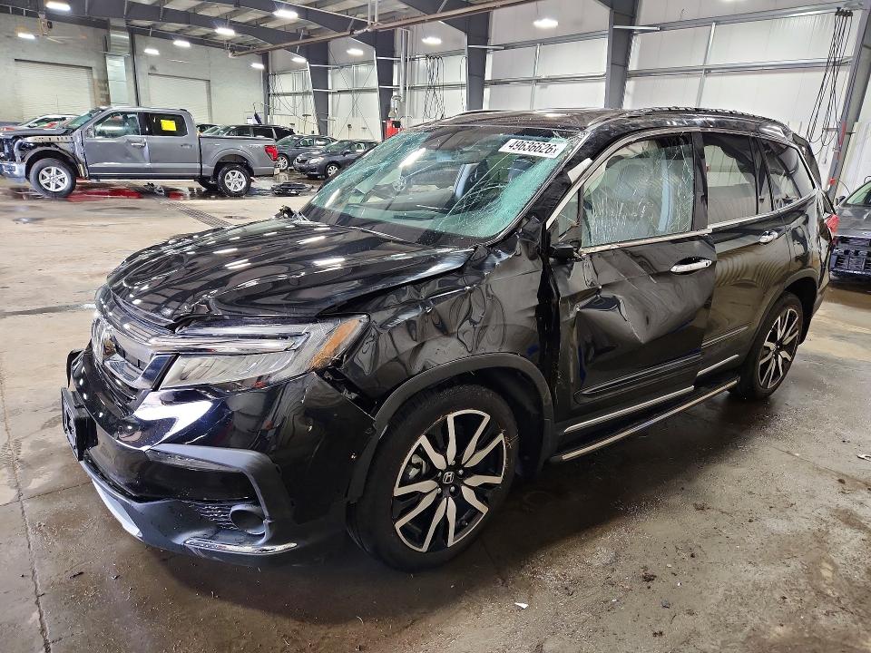 HONDA PILOT 2022 with VIN 5FNYF6H65NB076531 - Photo from auction
