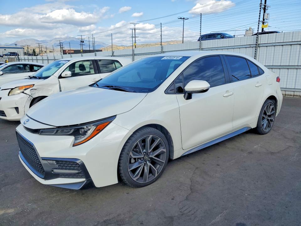 TOYOTA COROLLA 2021 with VIN JTDS4MCE2MJ076380 - Photo from auction