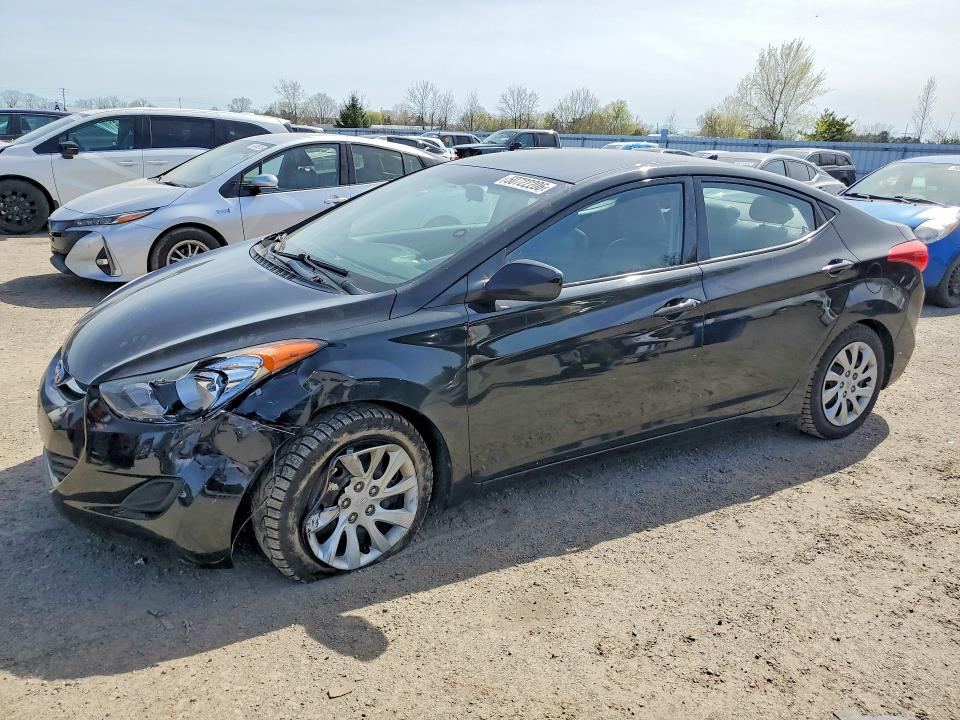 HYUNDAI ELANTRA 2013 with VIN 5NPDH4AE2DH435431 - Photo from auction