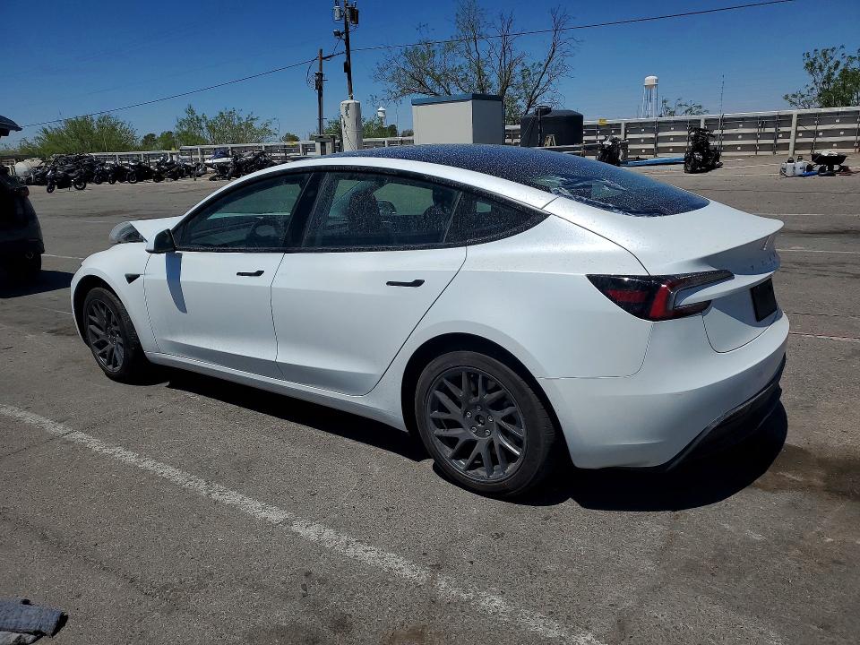 Photo 2 from auction – 2025 TESLA MODEL 3 with VIN 5YJ3E1EA0SF038239