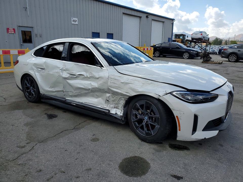 Photo 4 from auction – 2023 BMW I4 with VIN WBY43AW05PFP81982