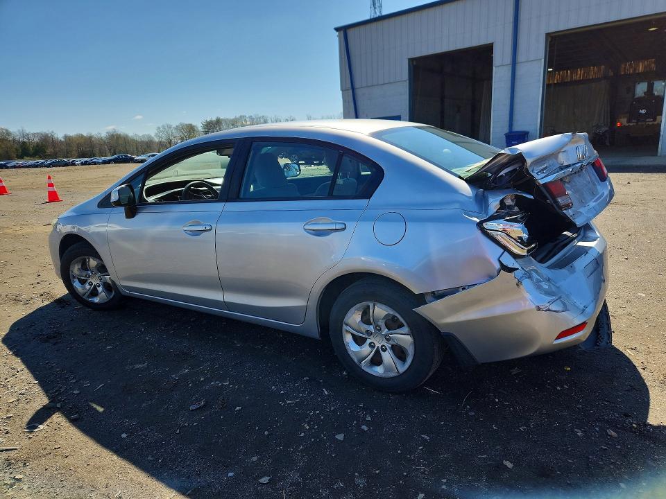 Photo 2 from auction – 2013 HONDA CIVIC with VIN 19XFB2F52DE206906