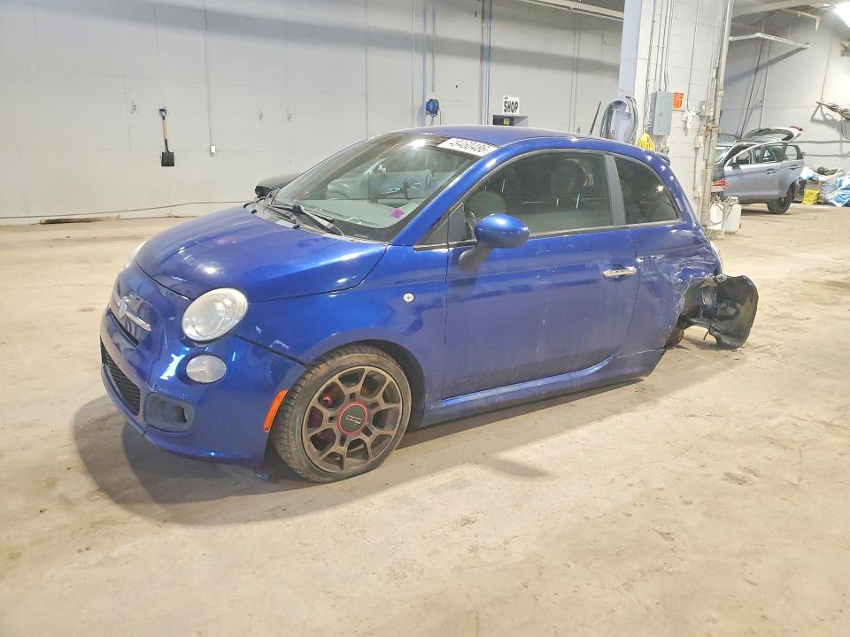 FIAT 500 2012 with VIN 3C3CFFBR9CT113077 - Photo from auction