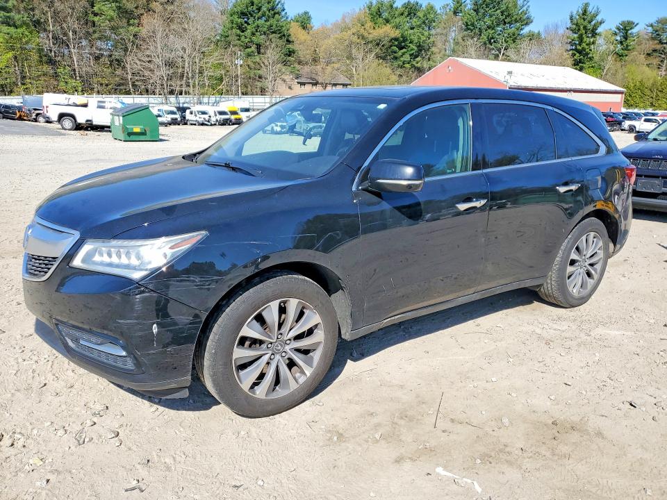 ACURA MDX 2016 with VIN 5FRYD4H63GB039201 - Photo from auction