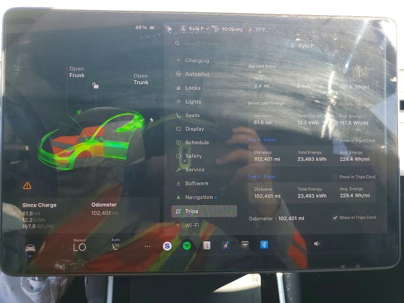 Photo 9 from auction – 2020 TESLA MODEL 3 with VIN 5YJ3E1EA4LF740095