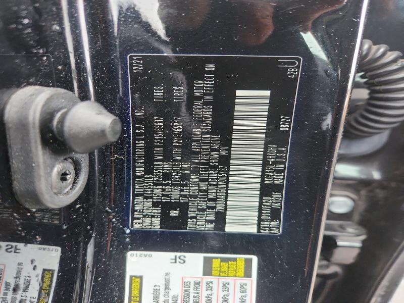 Photo 14 from auction – 2022 TOYOTA COROLLA CROSS with VIN 7MUBAABG0NV005487