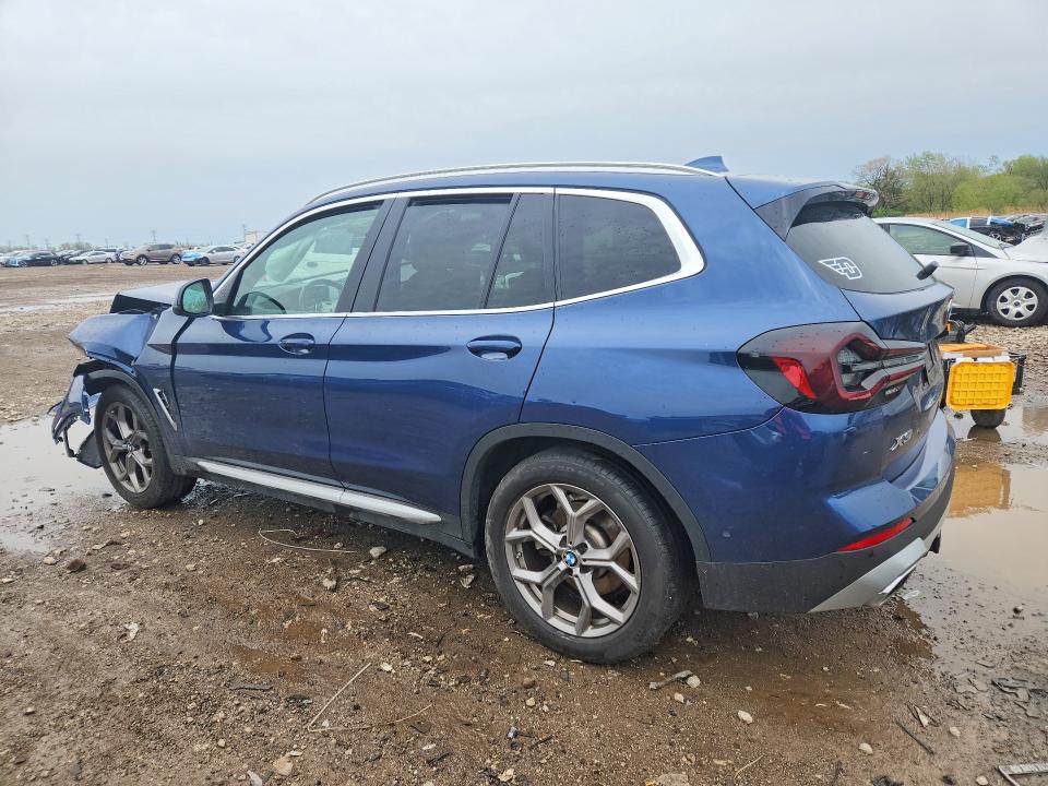 Photo 2 from auction – 2022 BMW X3 with VIN 5UX53DP07N9K14558