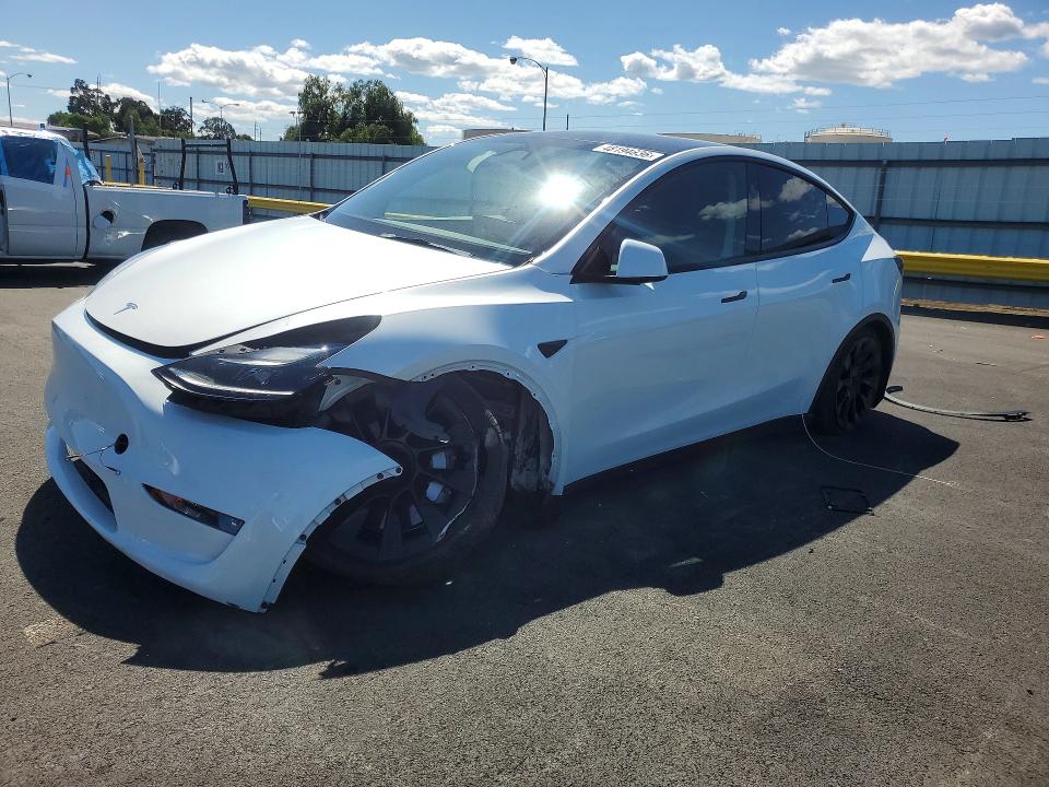 TESLA MODEL Y 2023 with VIN 7SAYGAEE4PF903114 - Photo from auction