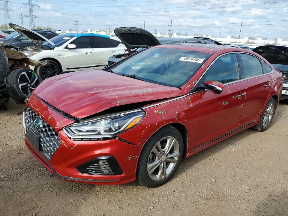 HYUNDAI SONATA 2019 with VIN 5NPE34AF9KH821319 - Photo from auction