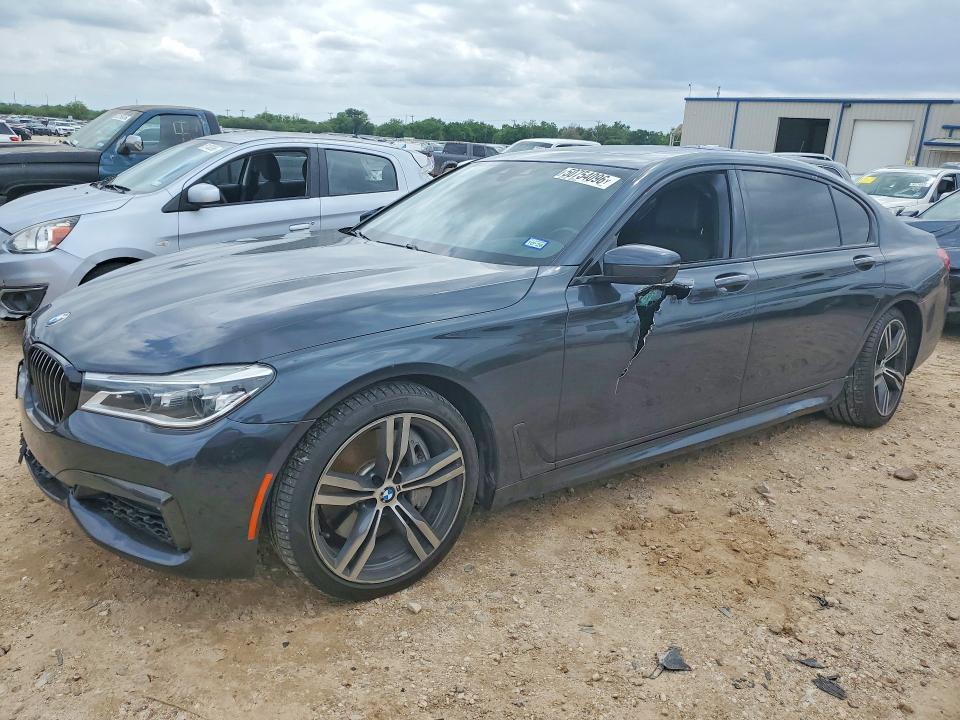 BMW 750 2019 with VIN WBA7F0C51KGM24895 - Photo from auction