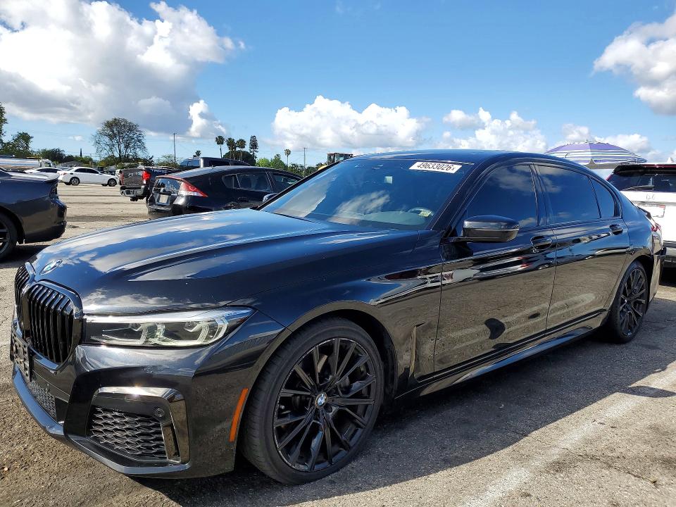 BMW 740 2021 with VIN WBA7T2C0XMCF16447 - Photo from auction