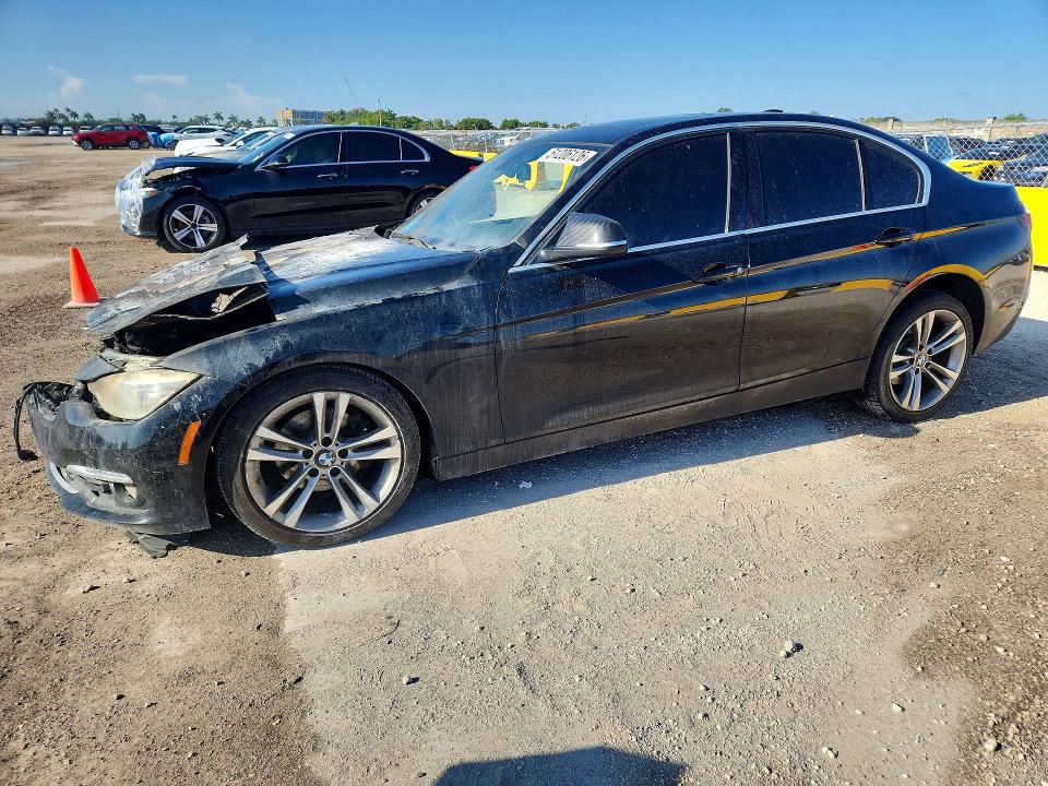 BMW 330 2017 with VIN WBA8B9G55HNU50175 - Photo from auction