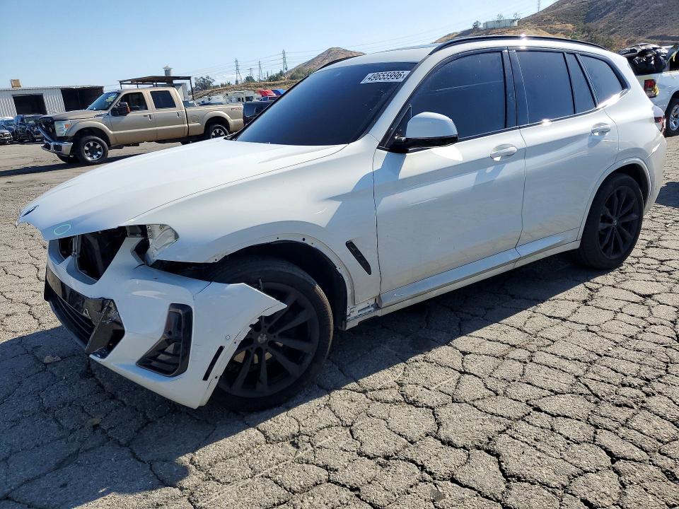 BMW X3 2024 with VIN 5UX43DP08R9W41314 - Photo from auction