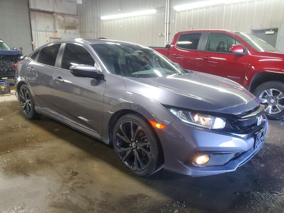 Photo 4 from auction – 2020 HONDA CIVIC with VIN 19XFC2E87LE024481