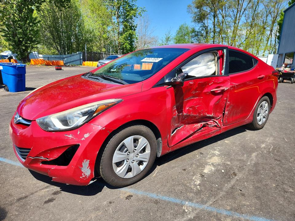 Photo 1 from auction – 2016 HYUNDAI ELANTRA with VIN KMHDH4AE1GU491351
