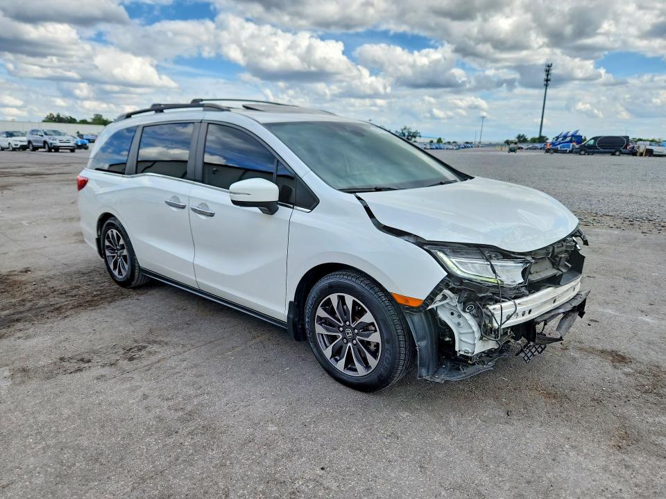 Photo 4 from auction – 2021 HONDA ODYSSEY with VIN 5FNRL6H71MB021188