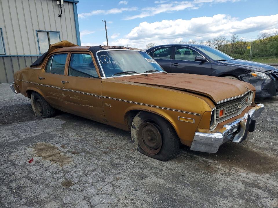 Photo 4 from auction – 1974 CHEVROLET NOVA with VIN 1X69H4W237662