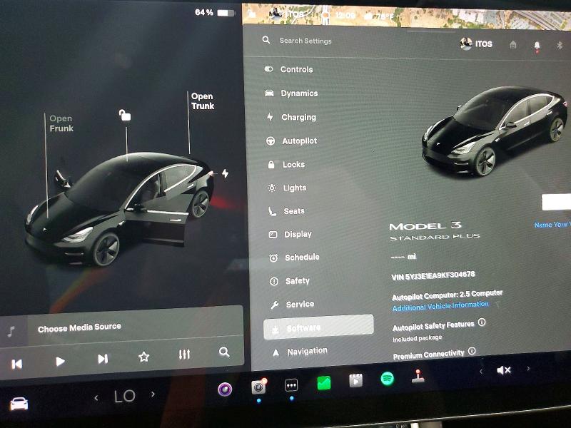 Photo 9 from auction – 2019 TESLA MODEL 3 with VIN 5YJ3E1EA9KF304678