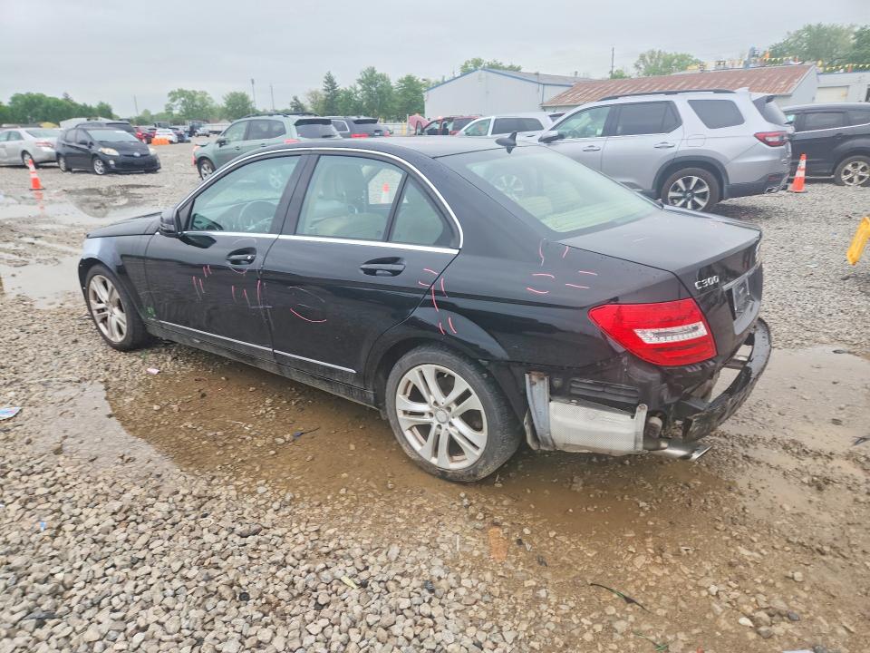 Photo 2 from auction – 2012 MERCEDES-BENZ C with VIN WDDGF8BB4CR229927