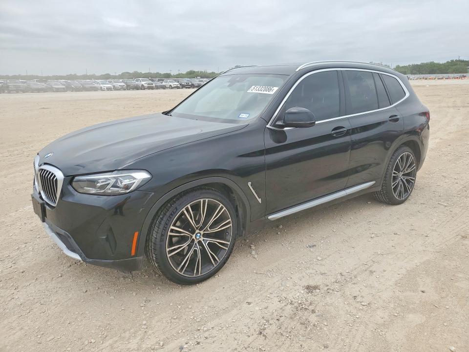 BMW X3 2022 with VIN 5UX43DP08N9L98145 - Photo from auction