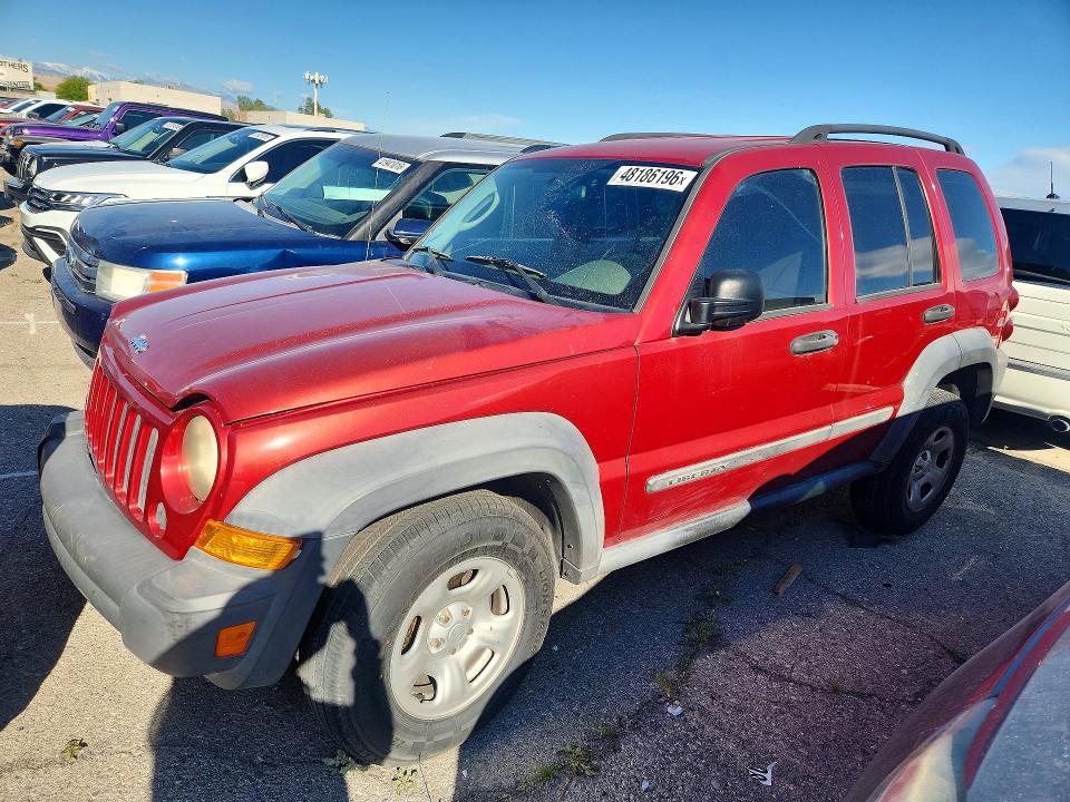 Photo 1 from auction – 2007 JEEP LIBERTY with VIN 1J4GK48K27W702201