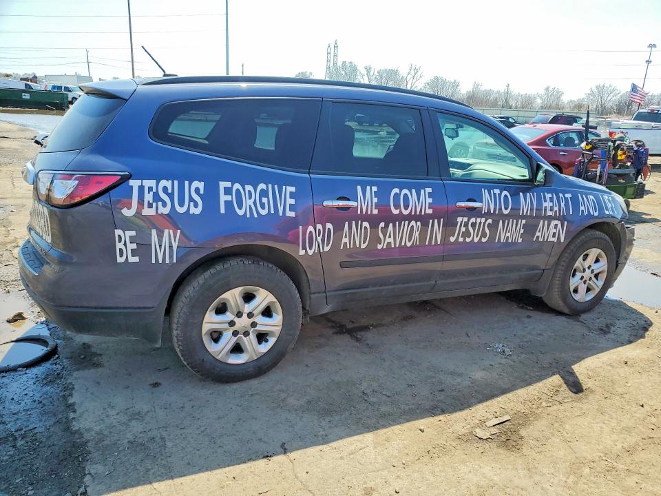 Photo 3 from auction – 2014 CHEVROLET TRAVERSE with VIN 1GNKVFKD8EJ260216