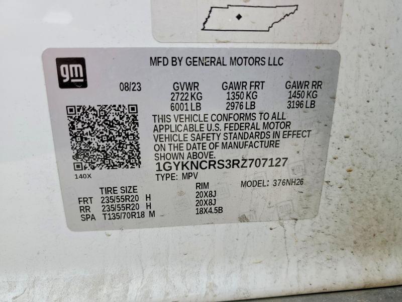 Photo 14 from auction – 2024 CADILLAC XT5 with VIN 1GYKNCRS3RZ707127