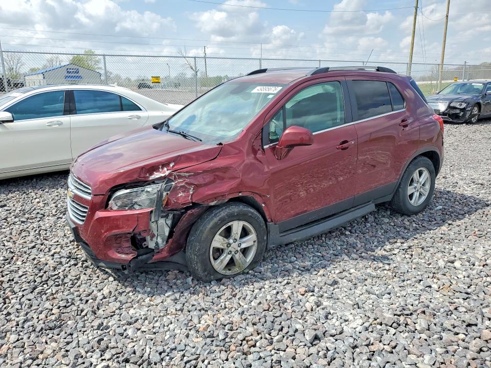 CHEVROLET TRAX 2016 with VIN 3GNCJLSB2GL245123 - Photo from auction