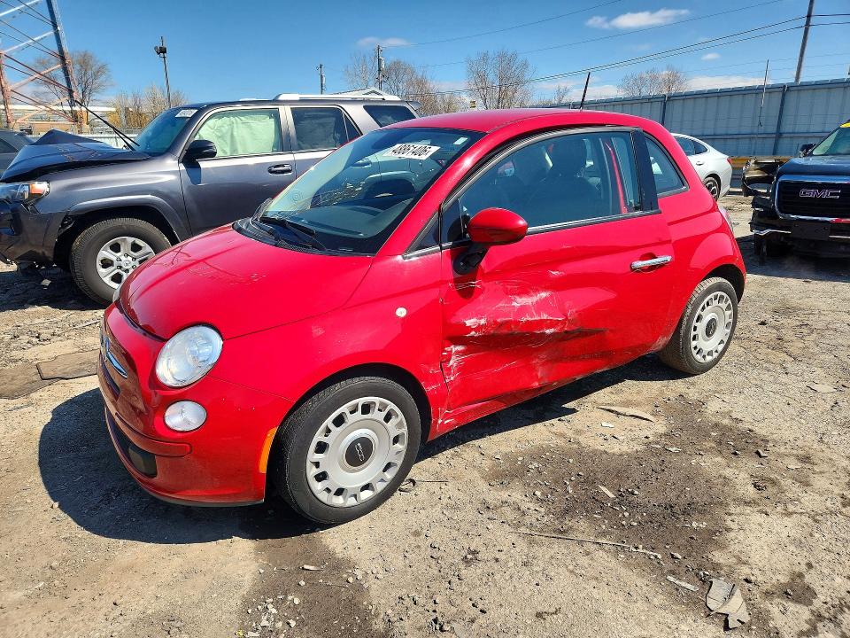 FIAT 500 2014 with VIN 3C3CFFARXET221728 - Photo from auction