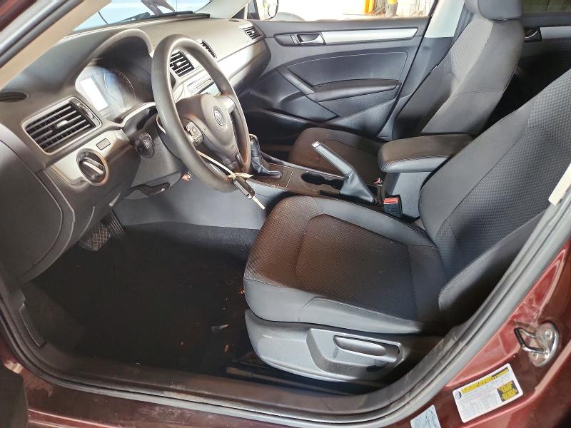 Photo 7 from auction – 2012 VOLKSWAGEN PASSAT with VIN 1VWAP7A37CC033465