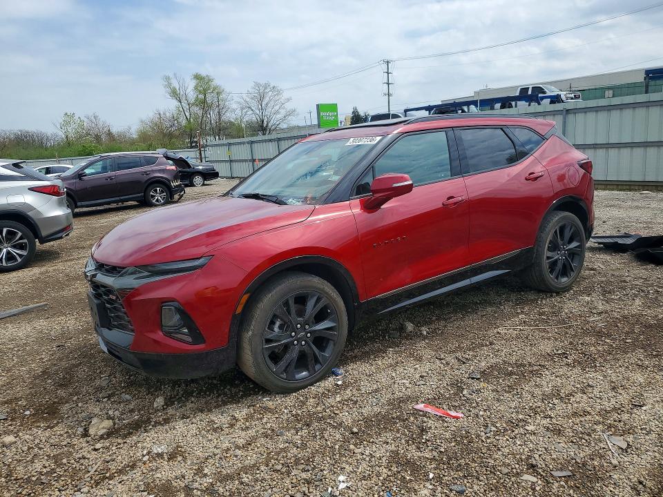 Photo 1 from auction – 2021 CHEVROLET BLAZER with VIN 3GNKBKRS4MS506228