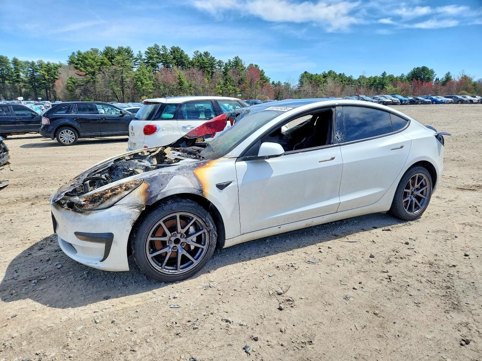 TESLA MODEL 3 2020 with VIN 5YJ3E1EA7LF632943 - Photo from auction