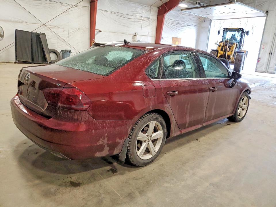 Photo 3 from auction – 2012 VOLKSWAGEN PASSAT with VIN 1VWBP7A34CC020192