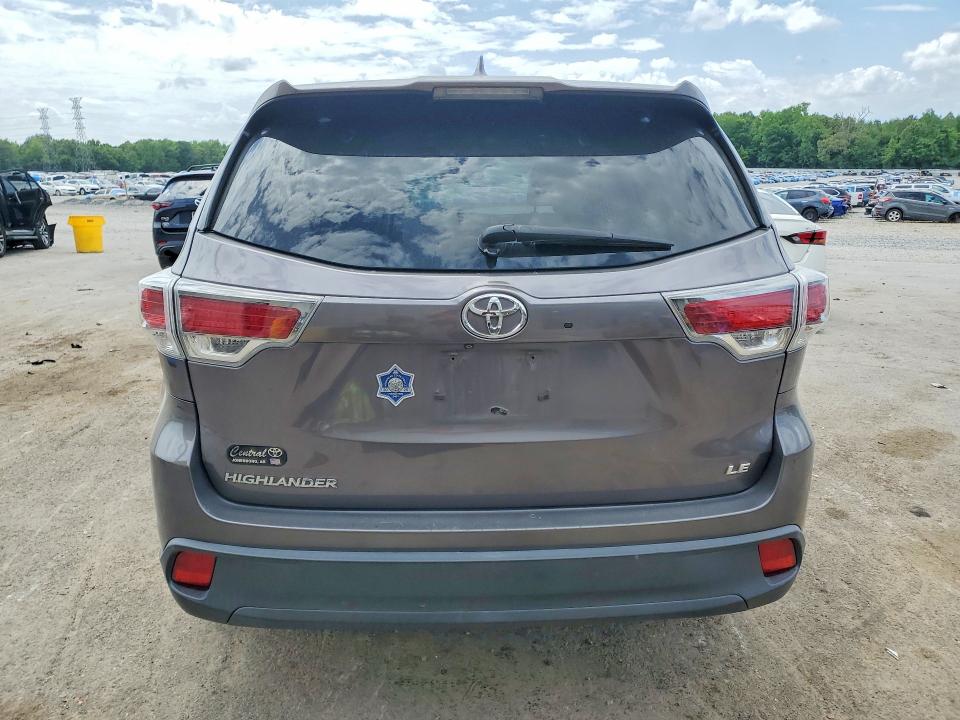 Photo 6 from auction – 2014 TOYOTA HIGHLANDER with VIN 5TDZKRFH7ES033827