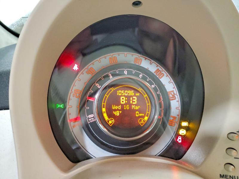 Photo 9 from auction – 2012 FIAT 500 with VIN 3C3CFFAR8CT254546