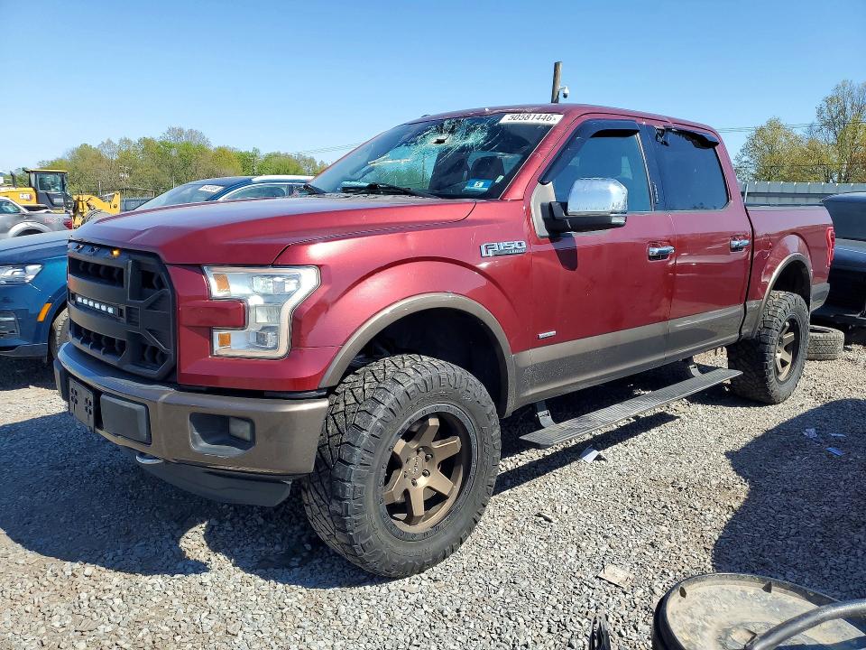 FORD F150 2015 with VIN 1FTEW1EG9FFB53627 - Photo from auction