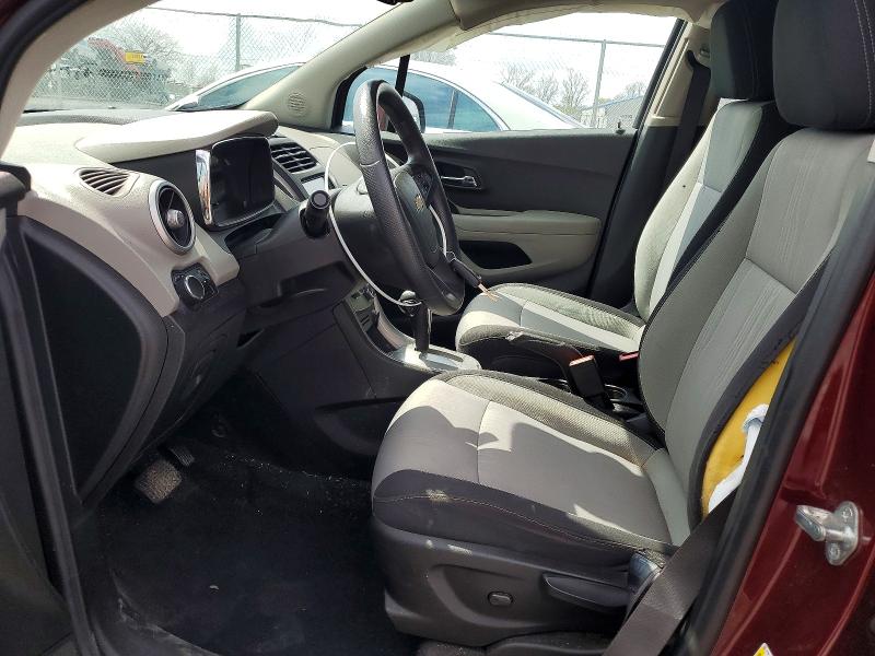 Photo 7 from auction – 2016 CHEVROLET TRAX with VIN 3GNCJLSB2GL245123