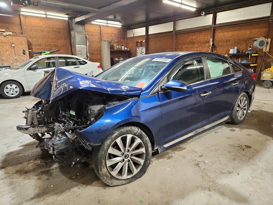 HYUNDAI SONATA 2017 with VIN 5NPE34AF2HH587971 - Photo from auction