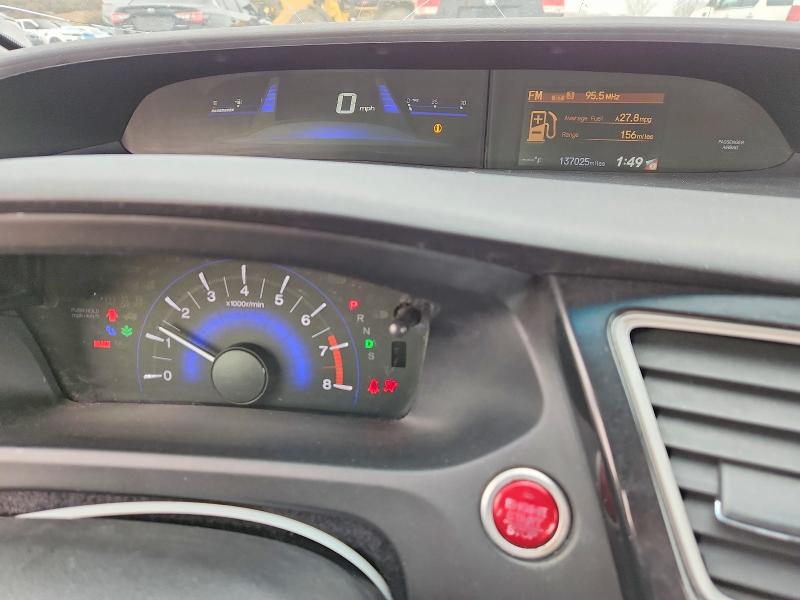 Photo 9 from auction – 2014 HONDA CIVIC with VIN 2HGFG3B80EH521881