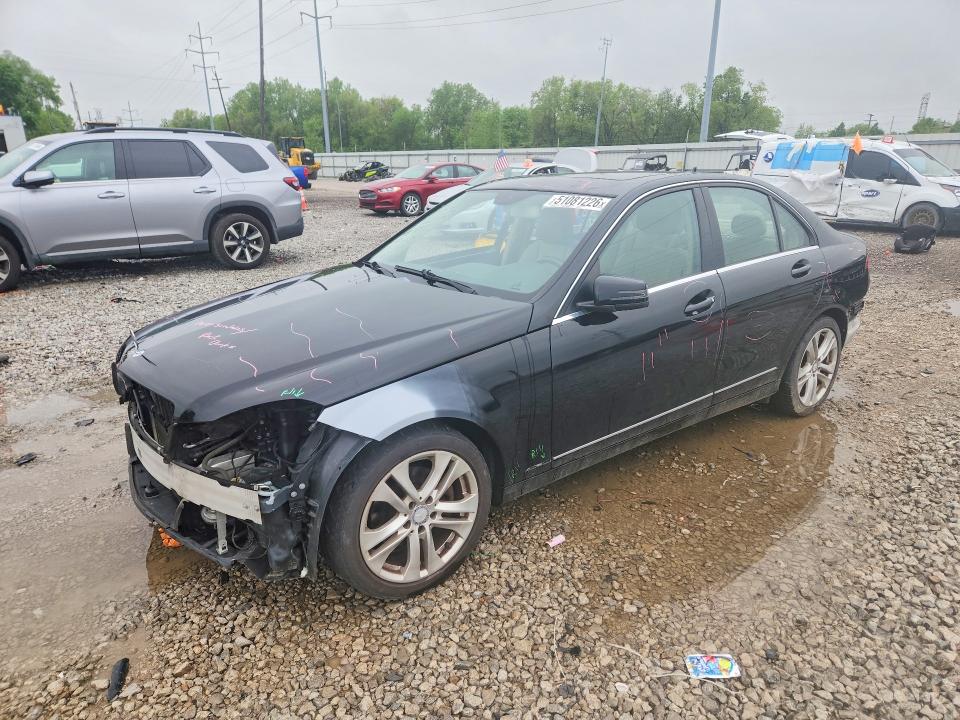 Photo 1 from auction – 2012 MERCEDES-BENZ C with VIN WDDGF8BB4CR229927