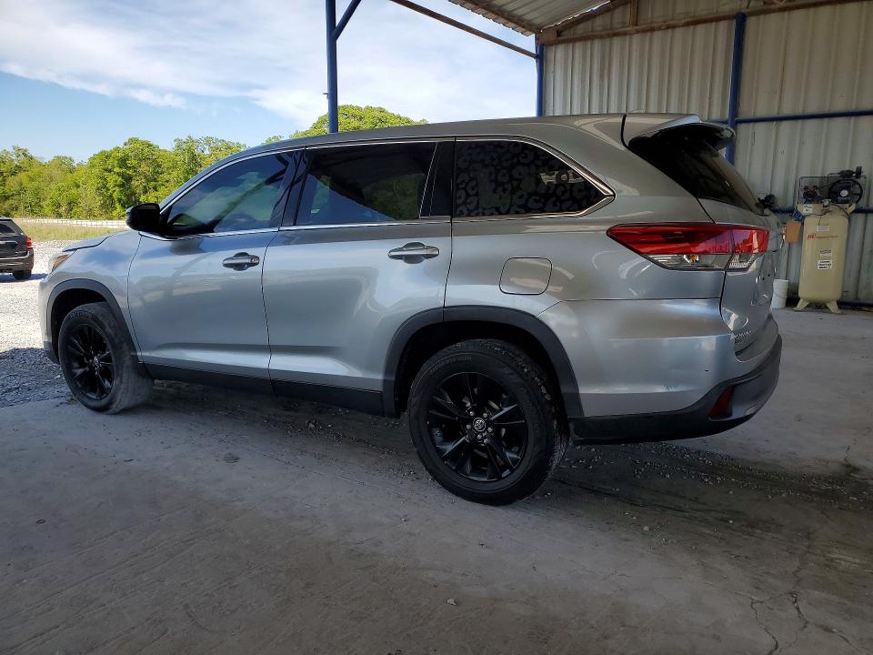 Photo 2 from auction – 2019 TOYOTA HIGHLANDER with VIN 5TDZZRFH1KS347643