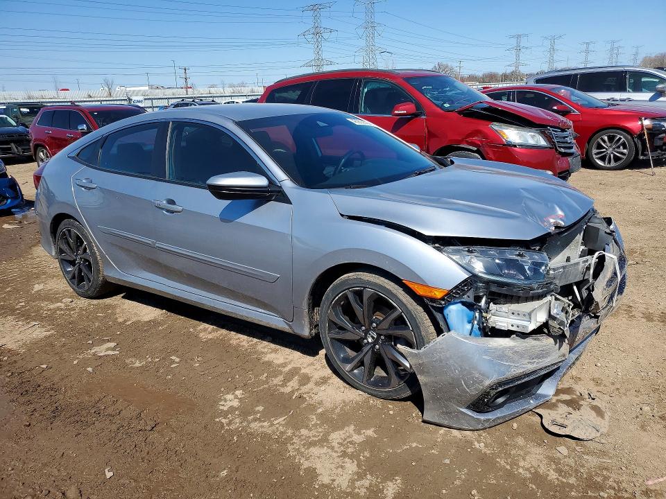 Photo 4 from auction – 2020 HONDA CIVIC with VIN 2HGFC2F81LH546138