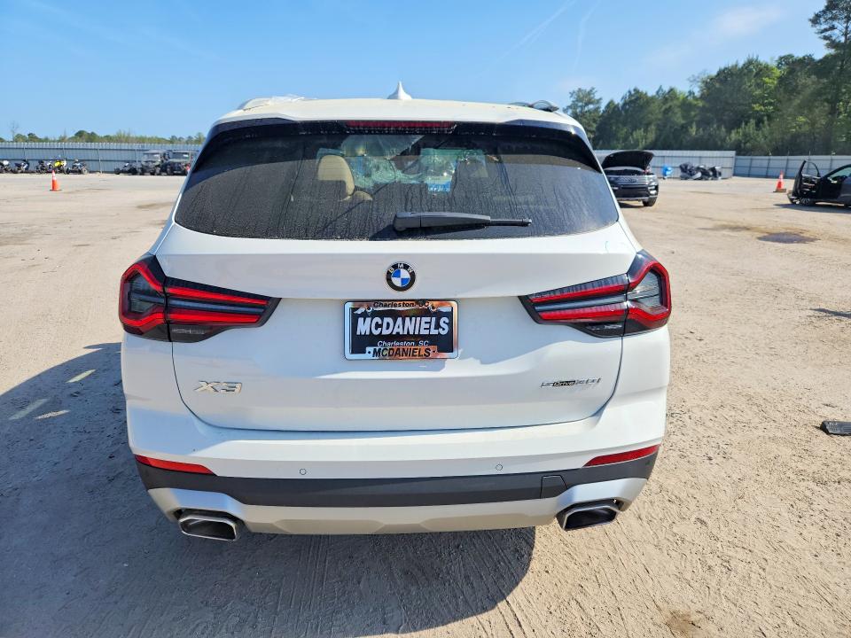Photo 6 from auction – 2022 BMW X3 with VIN 5UX43DP04N9K84613