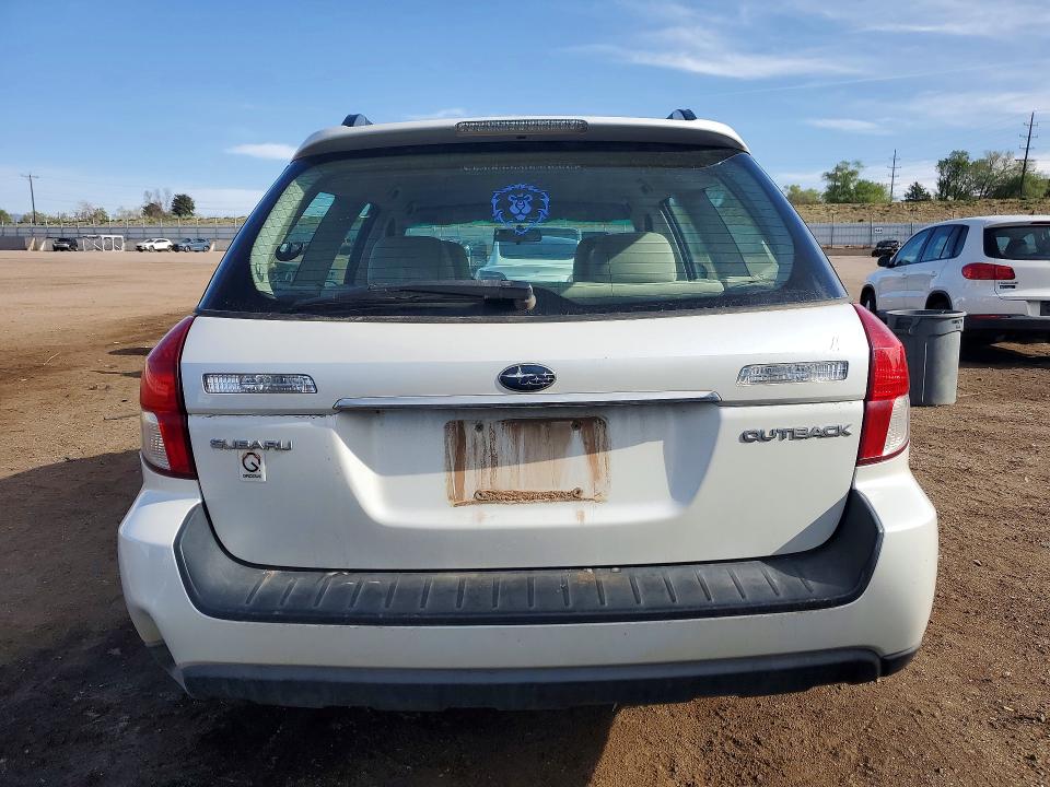 Photo 6 from auction – 2008 SUBARU OUTBACK with VIN 4S4BP61C687361117