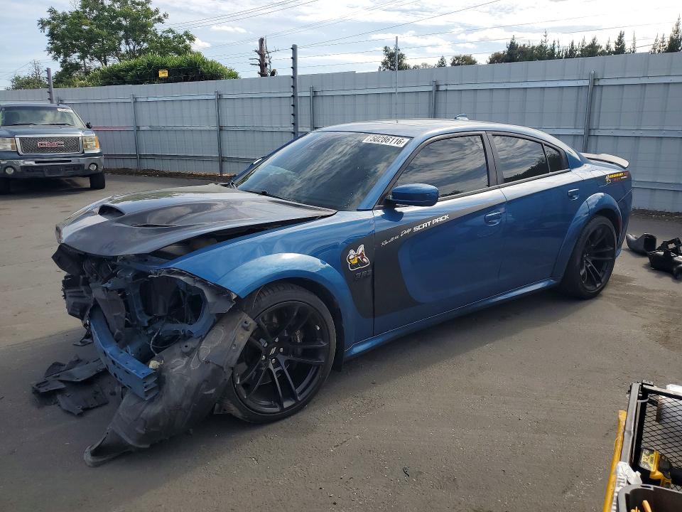 DODGE CHARGER 2020 with VIN 2C3CDXGJ2LH134439 - Photo from auction